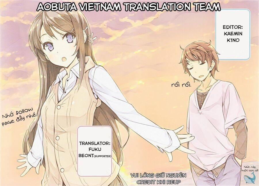 Seishun Buta Yarou Wa Yumemiru Shoujo No Yume Wo Minai Chương 4 Trang 1