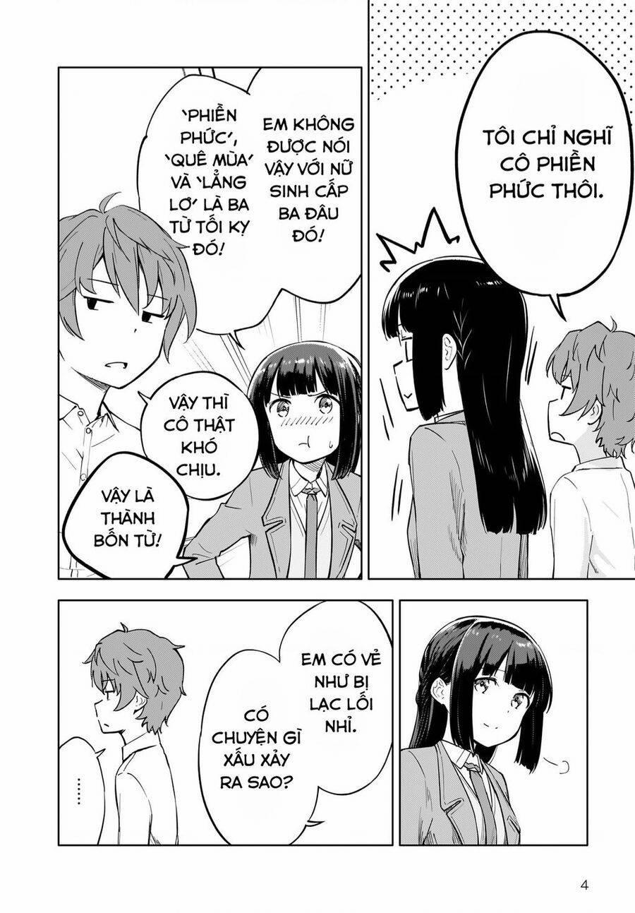 Seishun Buta Yarou Wa Yumemiru Shoujo No Yume Wo Minai Chương 4 Trang 5