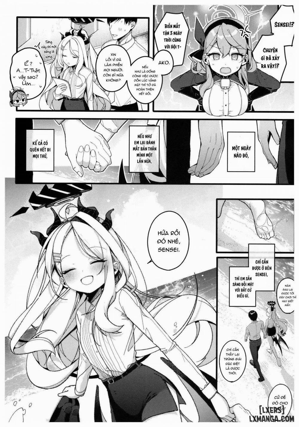 Series Oneshot Các Doujinshi Của Blue Archive P.2 Để lại những giấc mơ mùa hè trong những cơn sóng đó trang 20