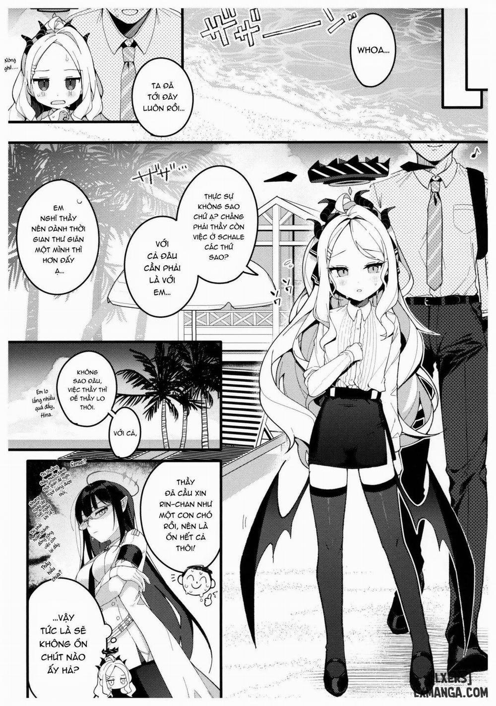 Series Oneshot Các Doujinshi Của Blue Archive P.2 Để lại những giấc mơ mùa hè trong những cơn sóng đó trang 4
