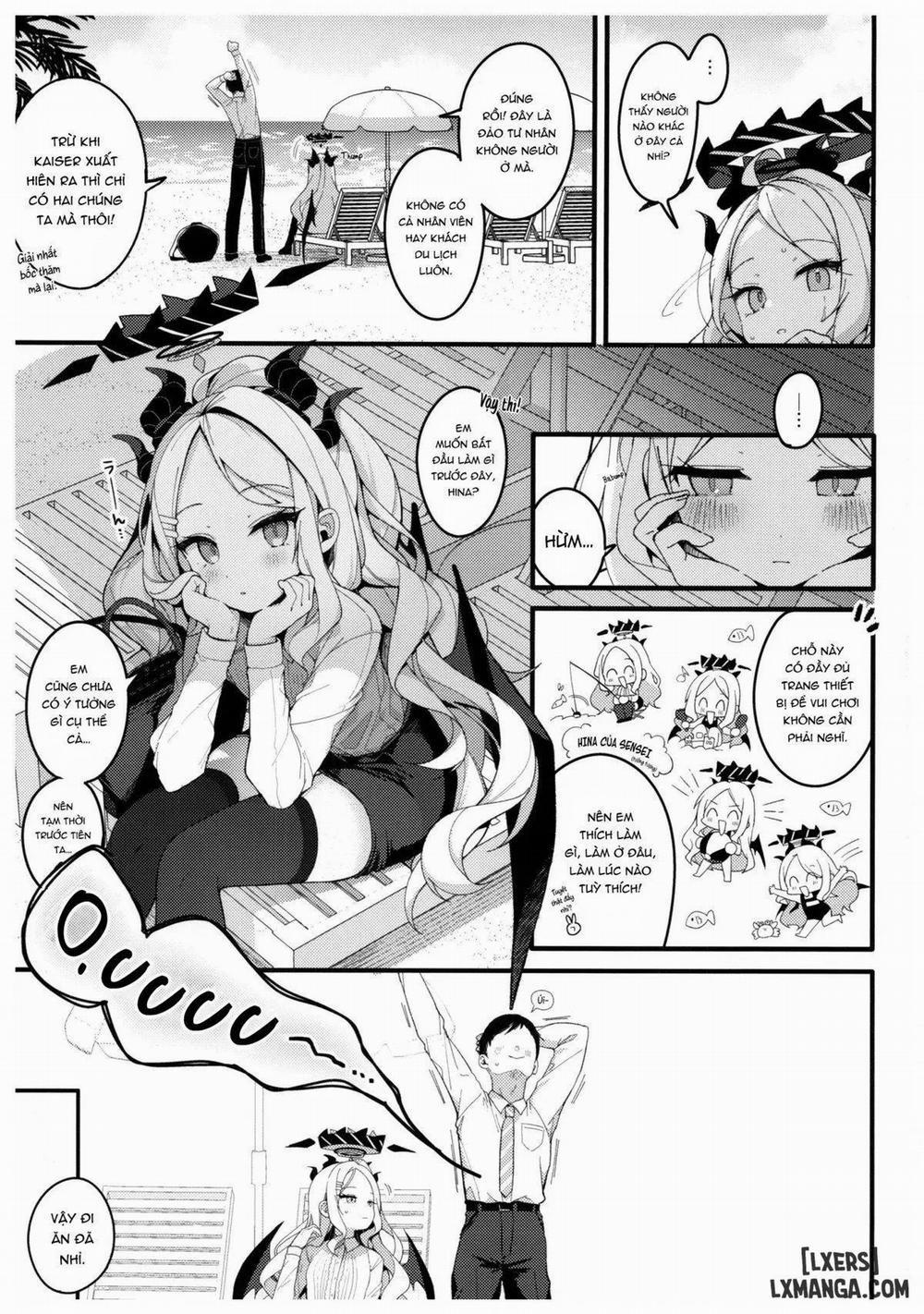 Series Oneshot Các Doujinshi Của Blue Archive P.2 Để lại những giấc mơ mùa hè trong những cơn sóng đó trang 5