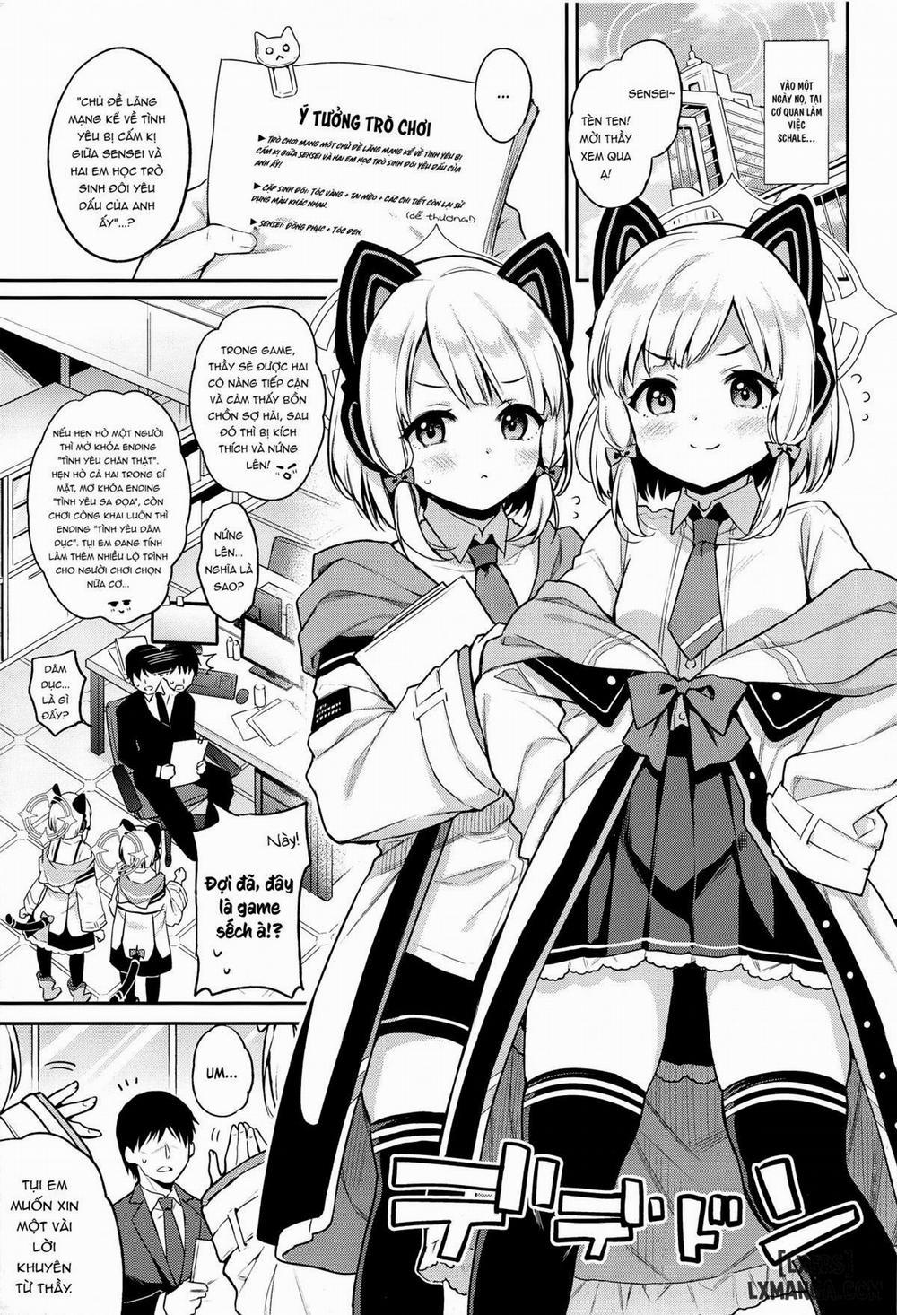 Series Oneshot Các Doujinshi Của Blue Archive P.2 Đi theo con đường của Sensei trang 4