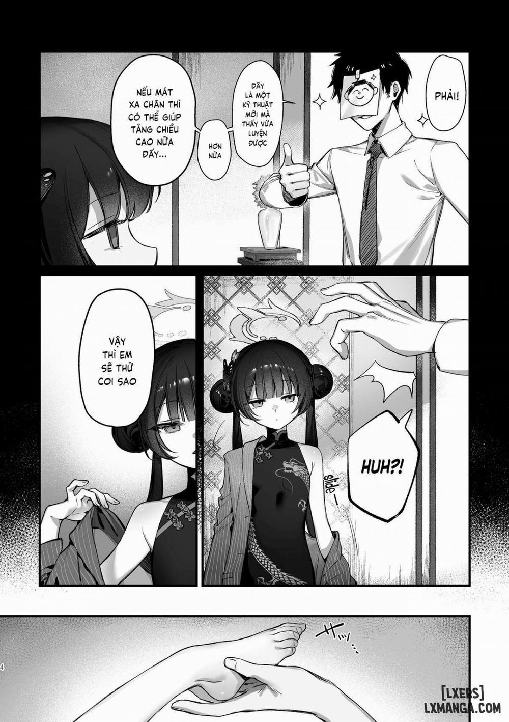 Series Oneshot Các Doujinshi Của Blue Archive P.3 Cùng Mát Xa Toàn Bộ Cơ Thể Nào, CHủ Tịch Kisaki!! trang 2