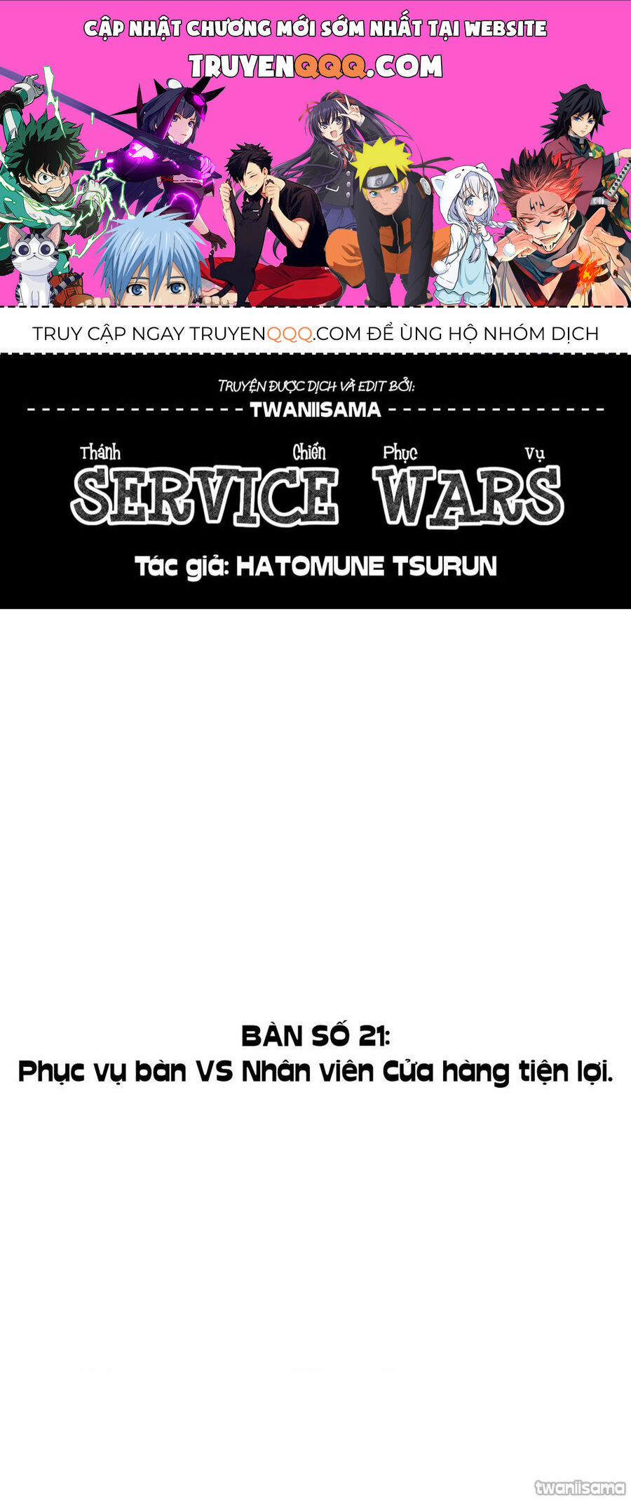 Service Wars – Thánh Chiến Phục Vụ Chương 21 Trang 1