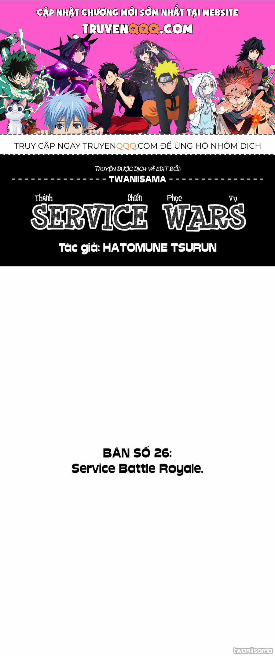 Service Wars – Thánh Chiến Phục Vụ Chương 26 Trang 1