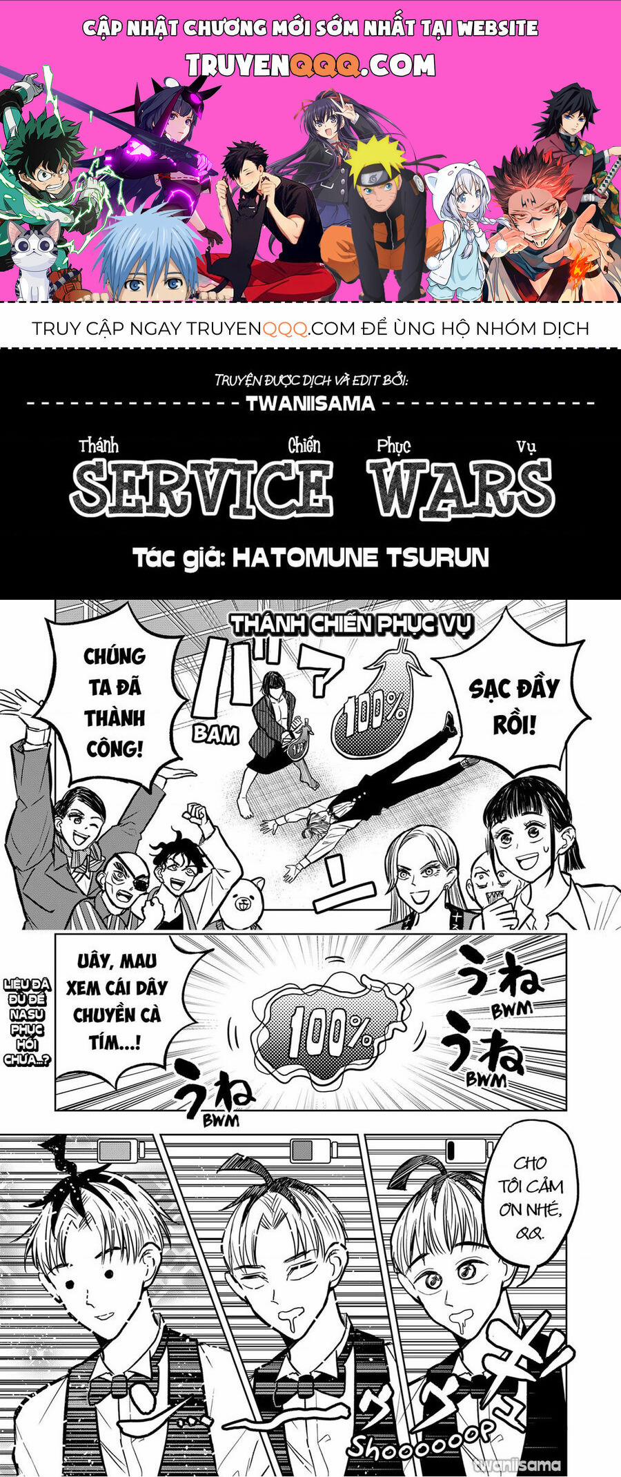 Service Wars – Thánh Chiến Phục Vụ Chương 35 Trang 1