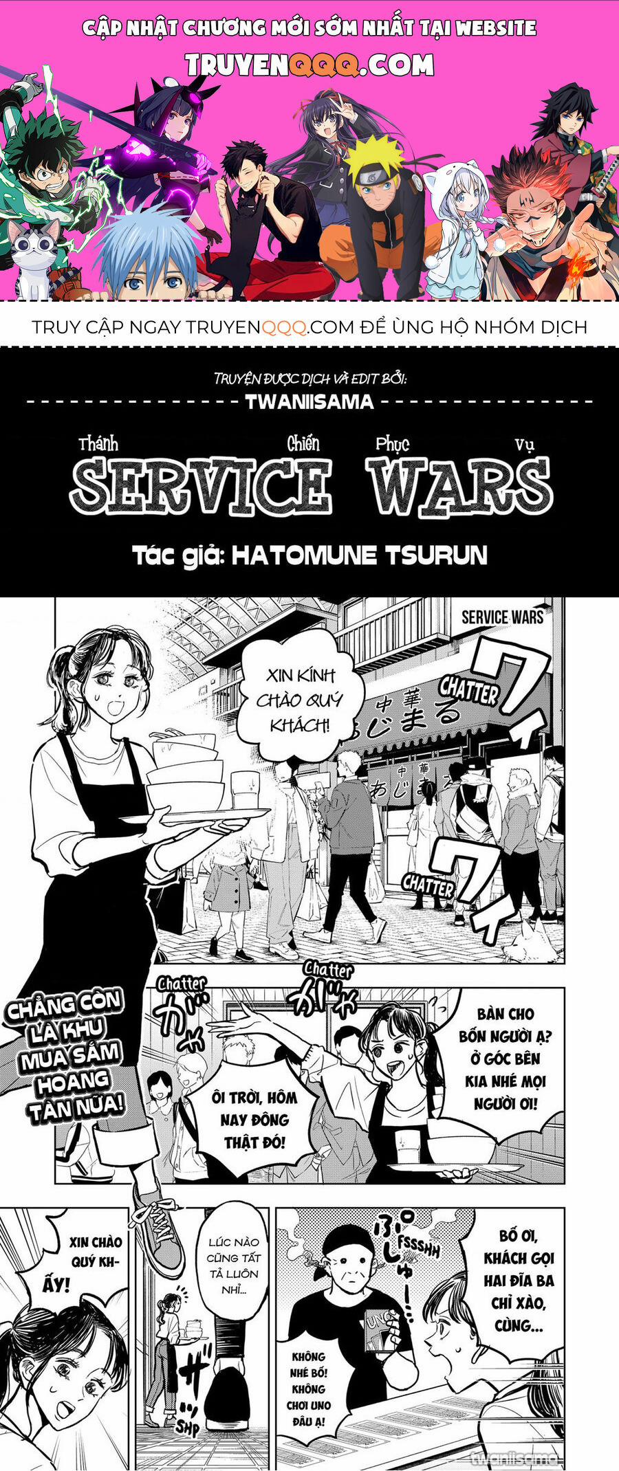 Service Wars – Thánh Chiến Phục Vụ Chương 37 Trang 1