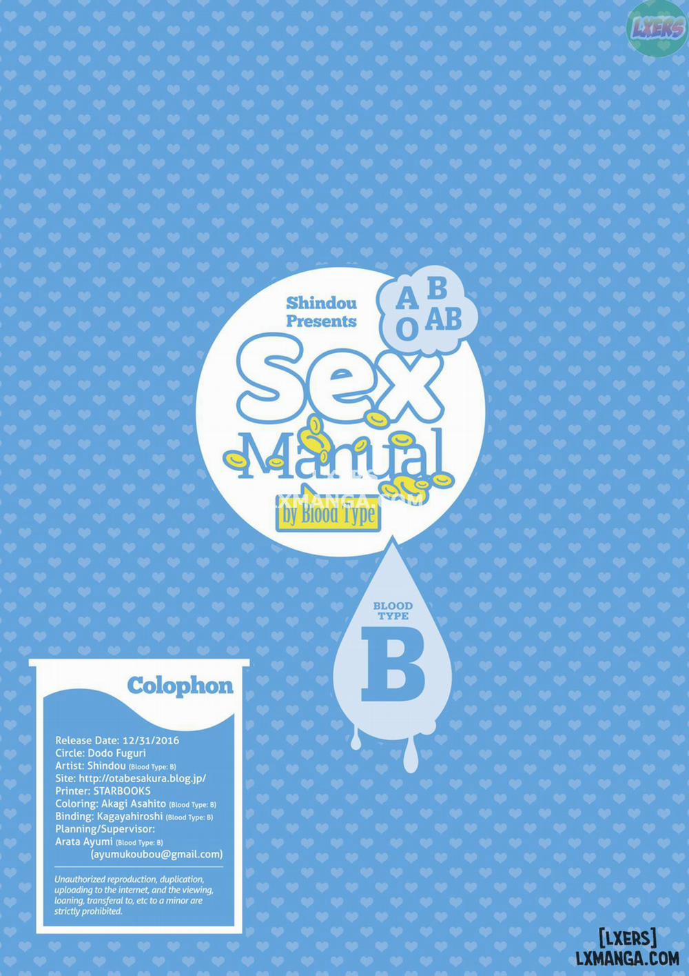 Sex Manual by Blood Type - Blood Type B Oneshot trang 18