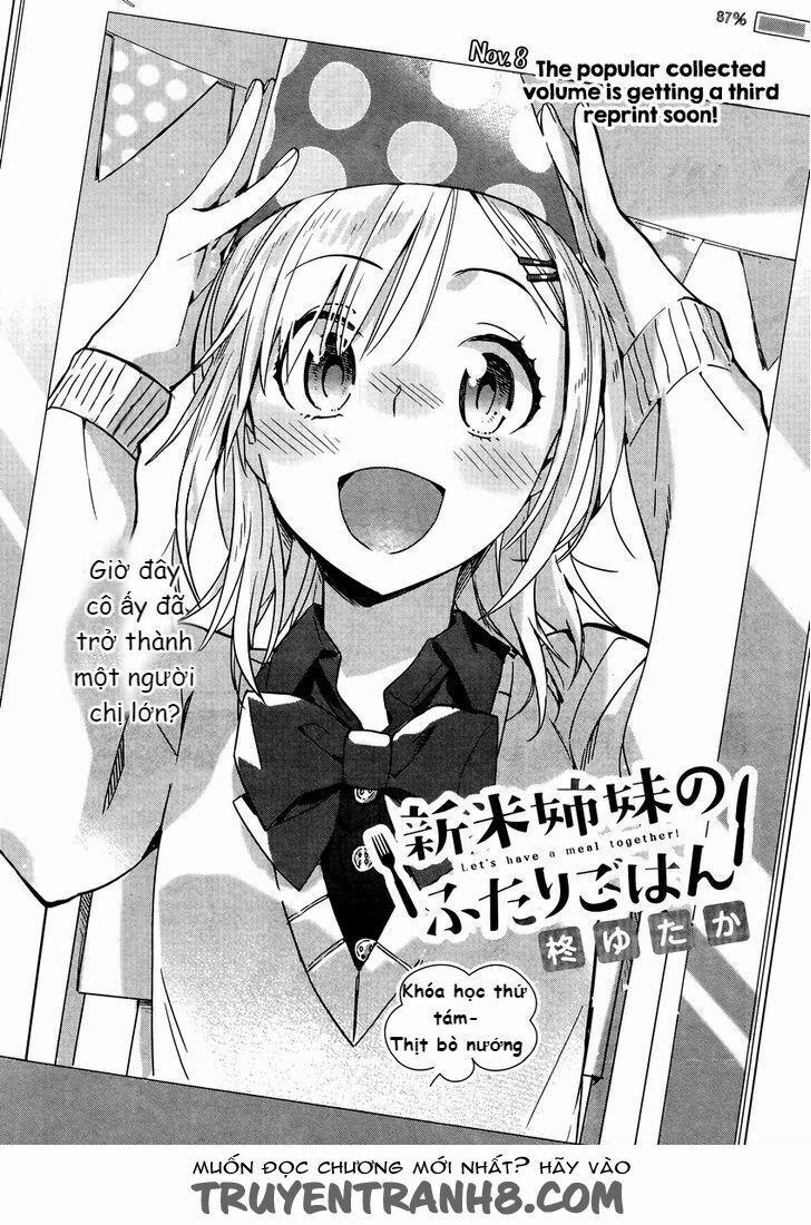 Shinmai Shimai No Futari Gohan 8 trang 3