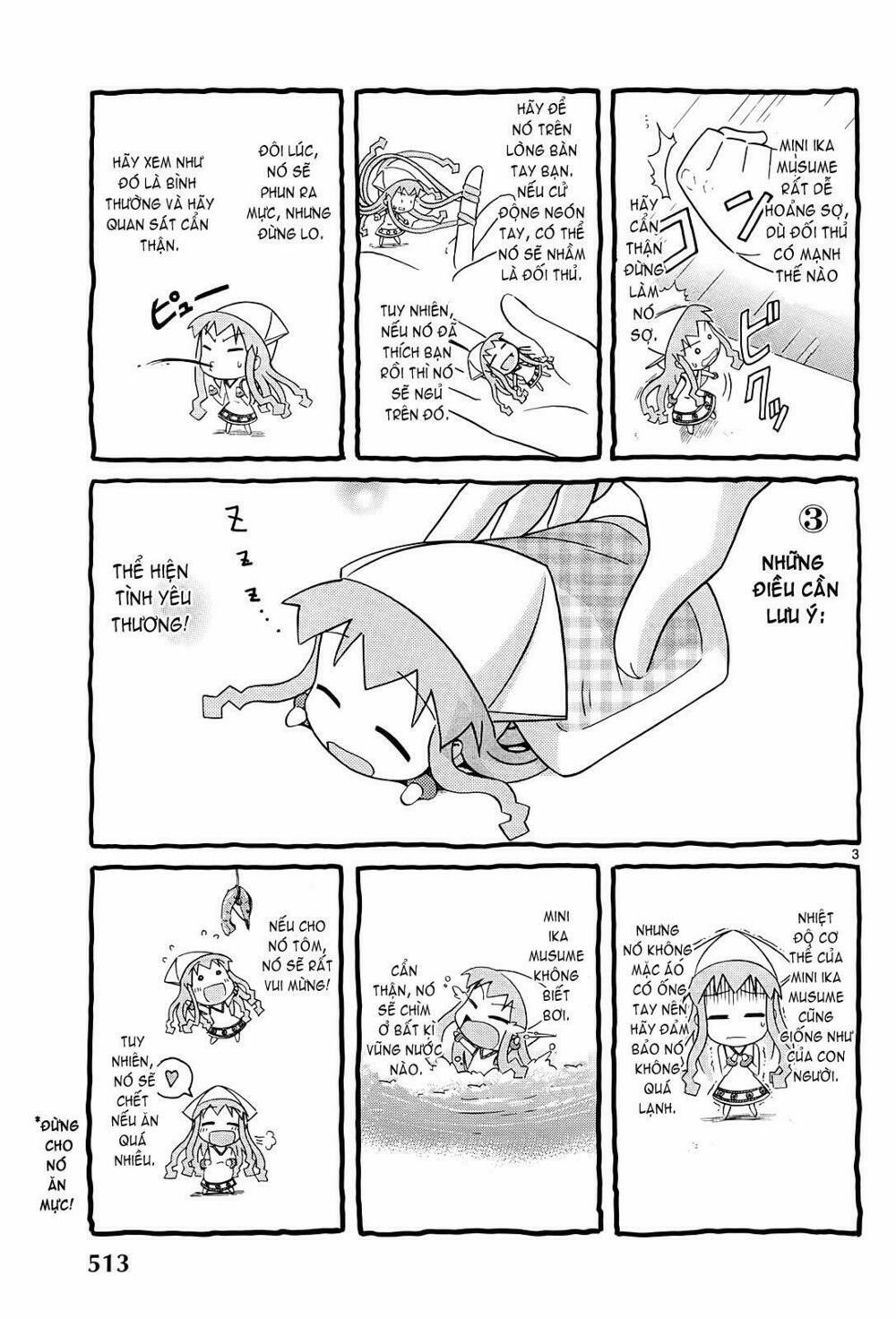 Shinryaku! Ika Musume 0 0 Mini Ika-chan trang 3