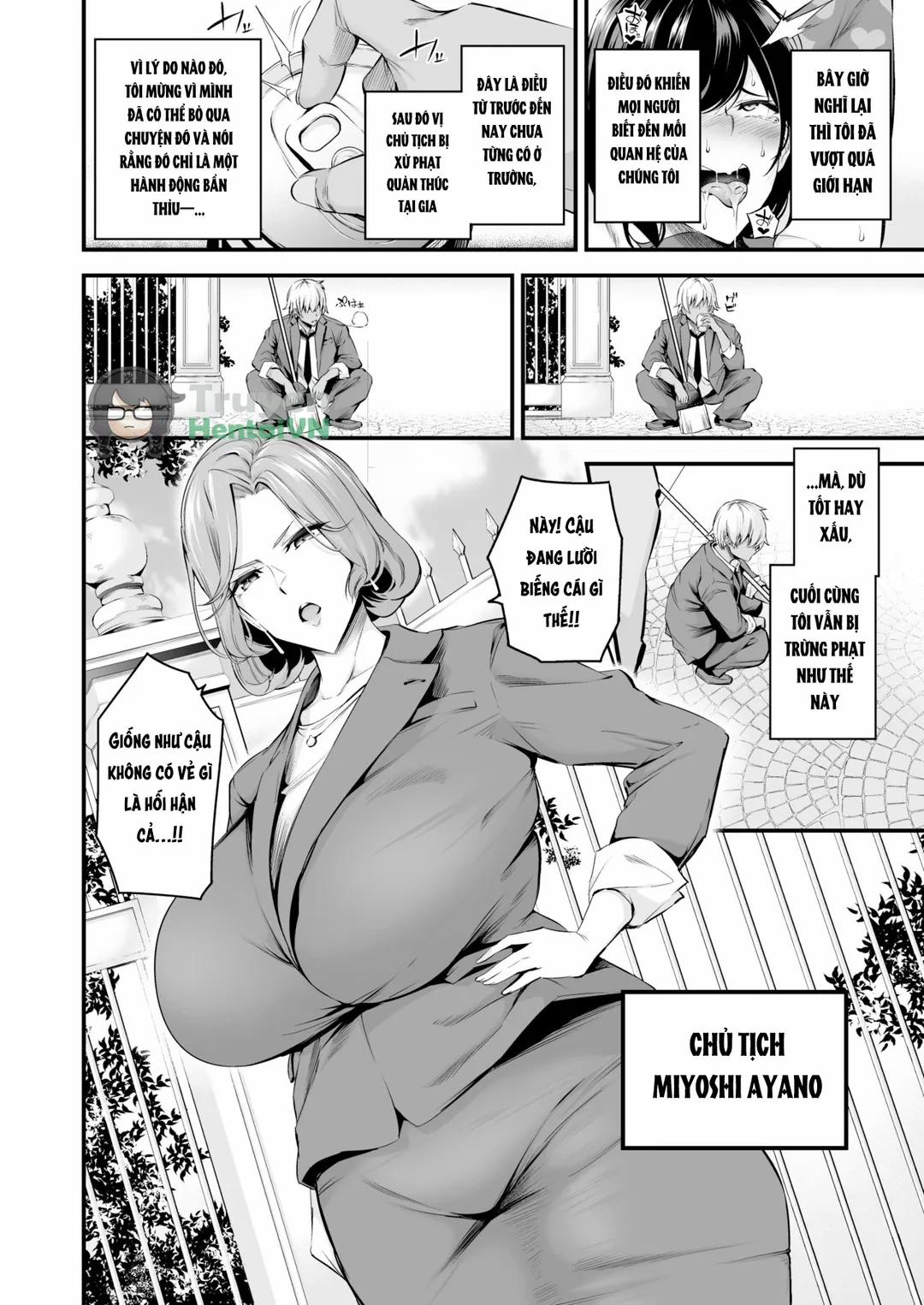 Shiramine Gakuen no Mesubuta Rijichou Oneshot trang 3