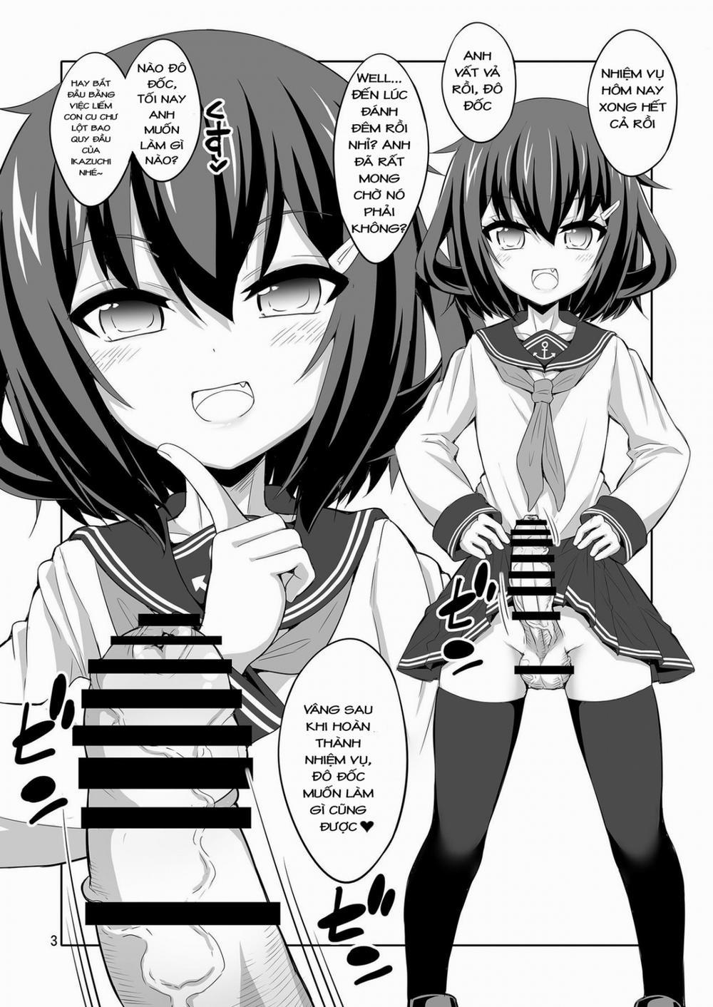 Shireikan Futanari Ikazuchi-sama ni Okasarete minai? (Kantai Collection) Chương Oneshot Trang 3