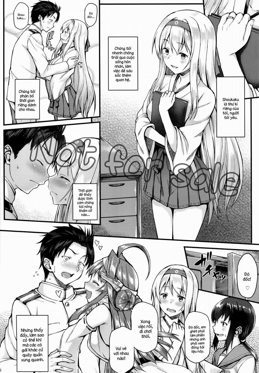Shoukaku To Ichaicha Shitai!! (Kancolle) Oneshot trang 4