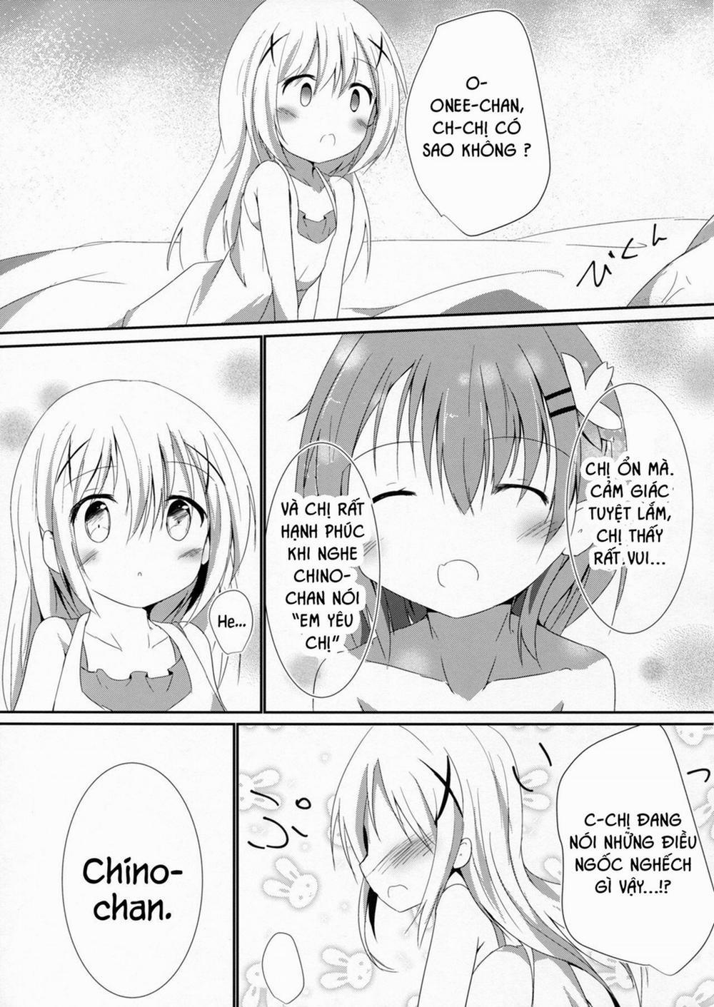 Sister Or Not Sister?? (Gochuumon Wa Usagi Desu Ka) Chương Oneshot Trang 16