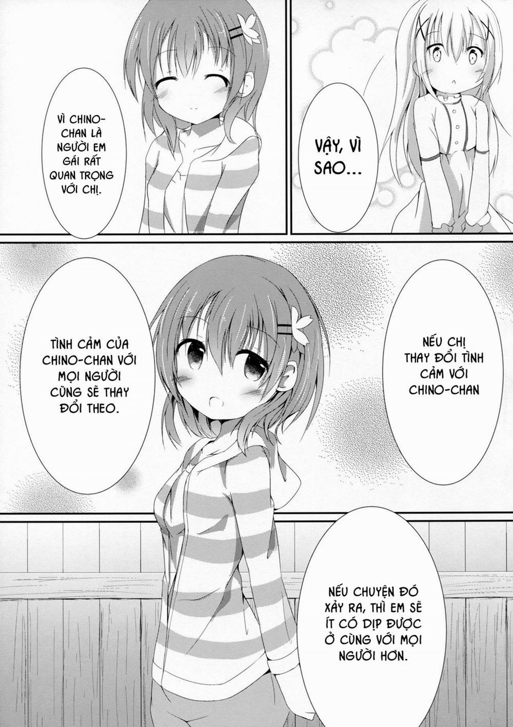 Sister Or Not Sister?? (Gochuumon Wa Usagi Desu Ka) Chương Oneshot Trang 22