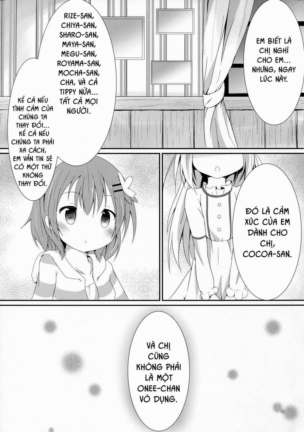 Sister Or Not Sister?? (Gochuumon Wa Usagi Desu Ka) Chương Oneshot Trang 24