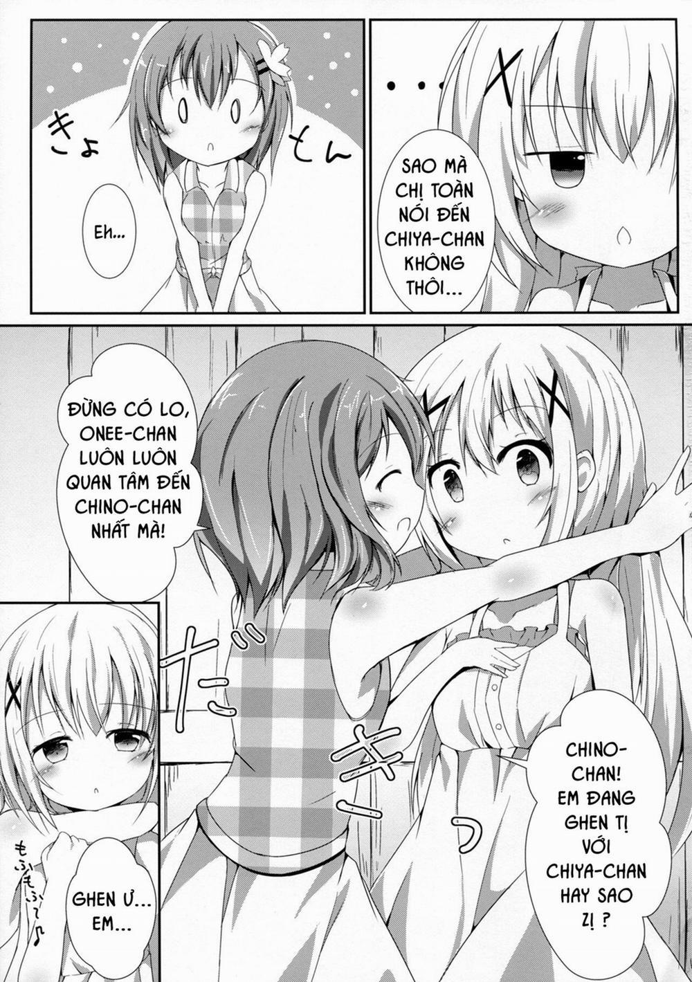 Sister Or Not Sister?? (Gochuumon Wa Usagi Desu Ka) Chương Oneshot Trang 4