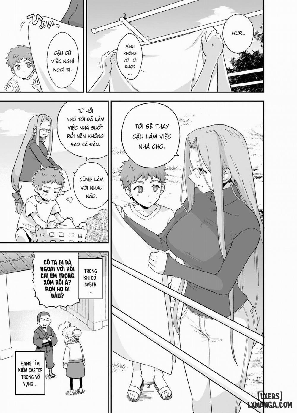 Staying Home With Rider-san Oneshot trang 4