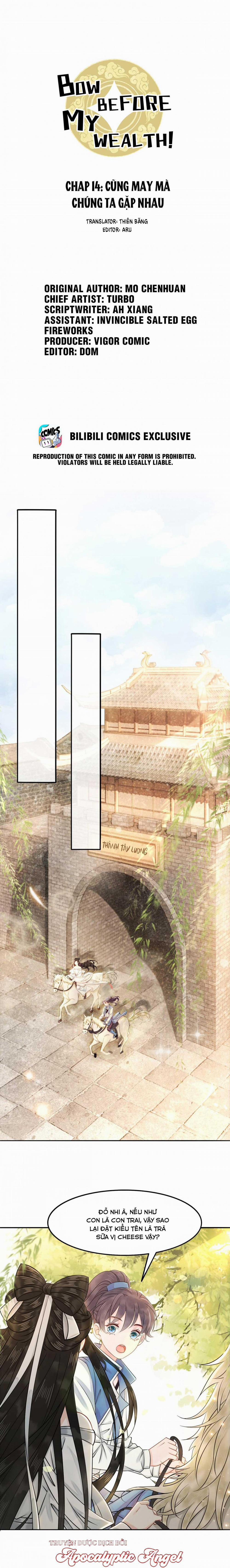 Sư Phụ Ngươi Là Tên Ngốc Lắm Tiền 14 trang 1