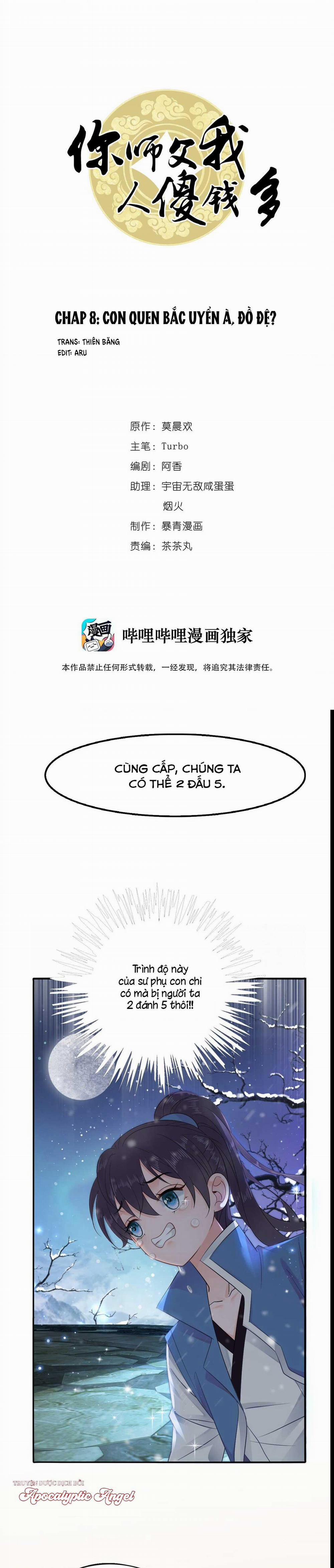 Sư Phụ Ngươi Là Tên Ngốc Lắm Tiền 8 trang 1