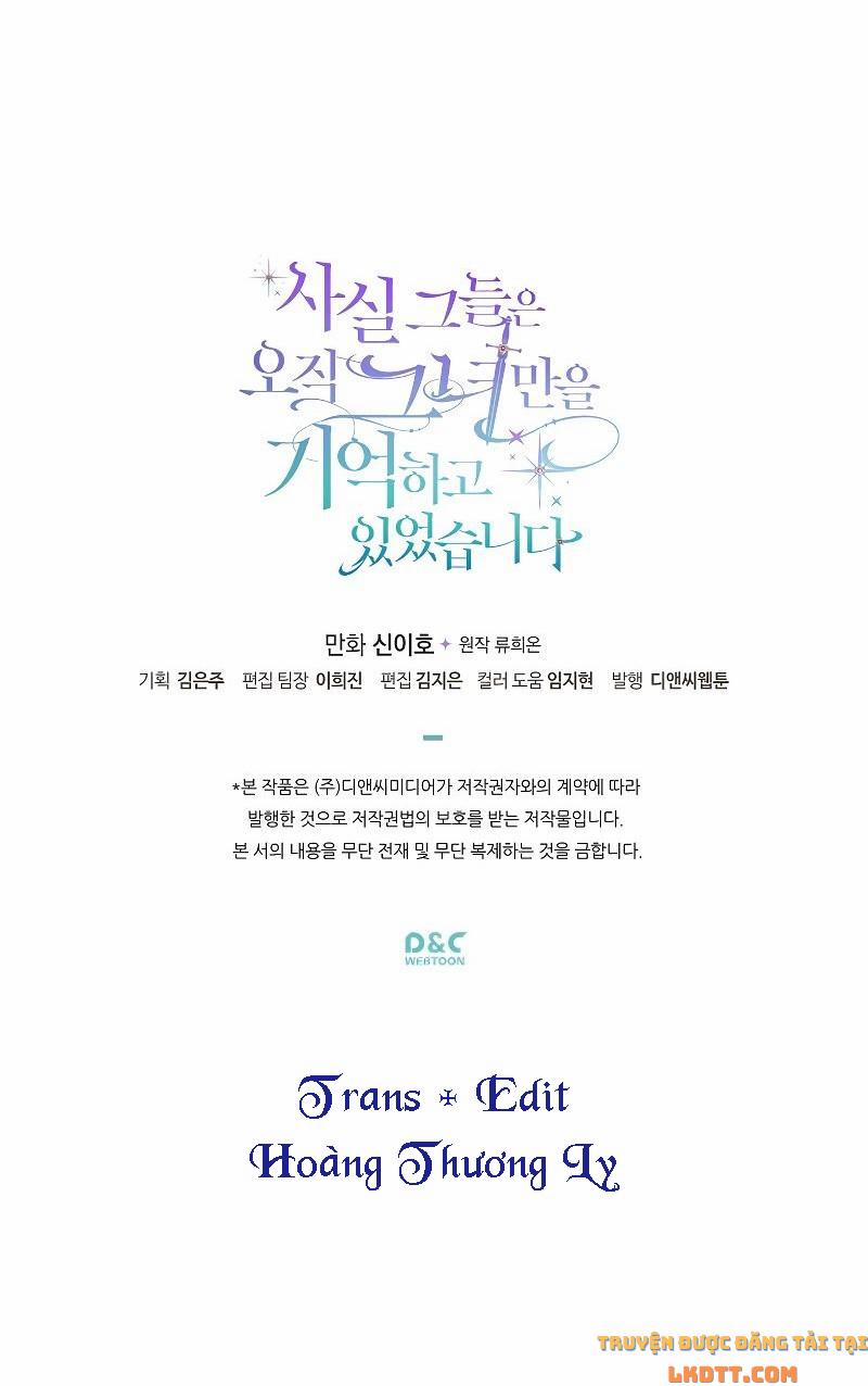 Sự Thật Thì, Họ Chỉ Nhớ Đến Cô Ấy 15 trang 44