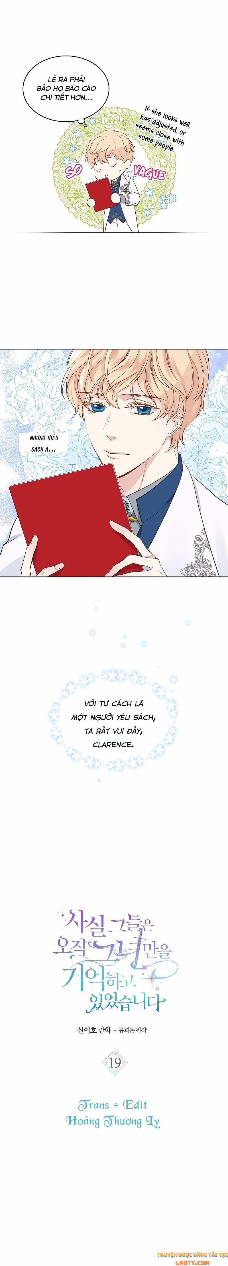 Sự Thật Thì, Họ Chỉ Nhớ Đến Cô Ấy 19 trang 1