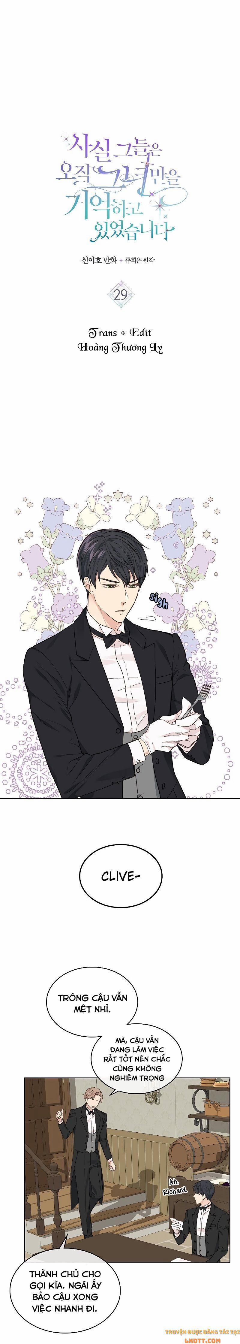 Sự Thật Thì, Họ Chỉ Nhớ Đến Cô Ấy 29 trang 2