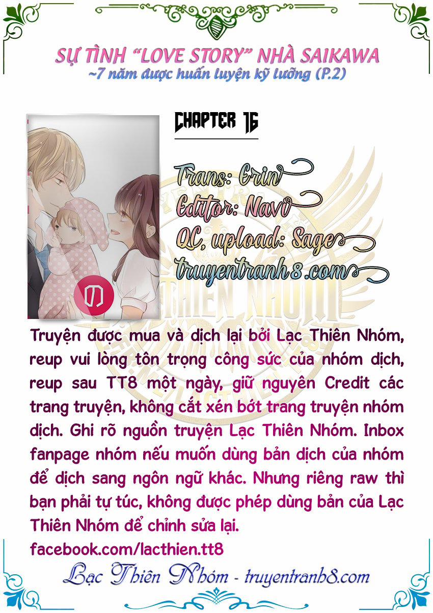 Sự Tình Lovestory Nhà Saikawa Chương 16 Trang 4