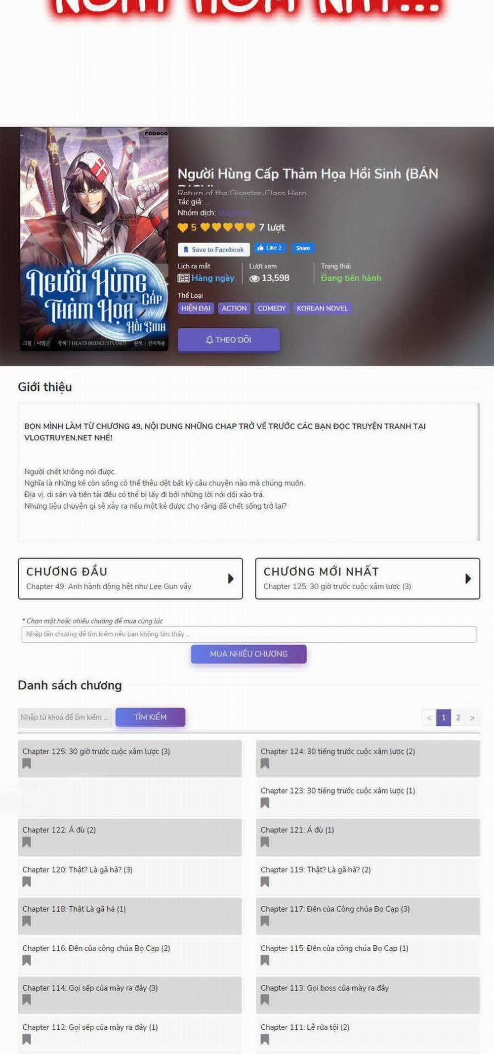 Sự Trở Lại Của Anh Hùng Cấp Thảm Họa 40 trang 19