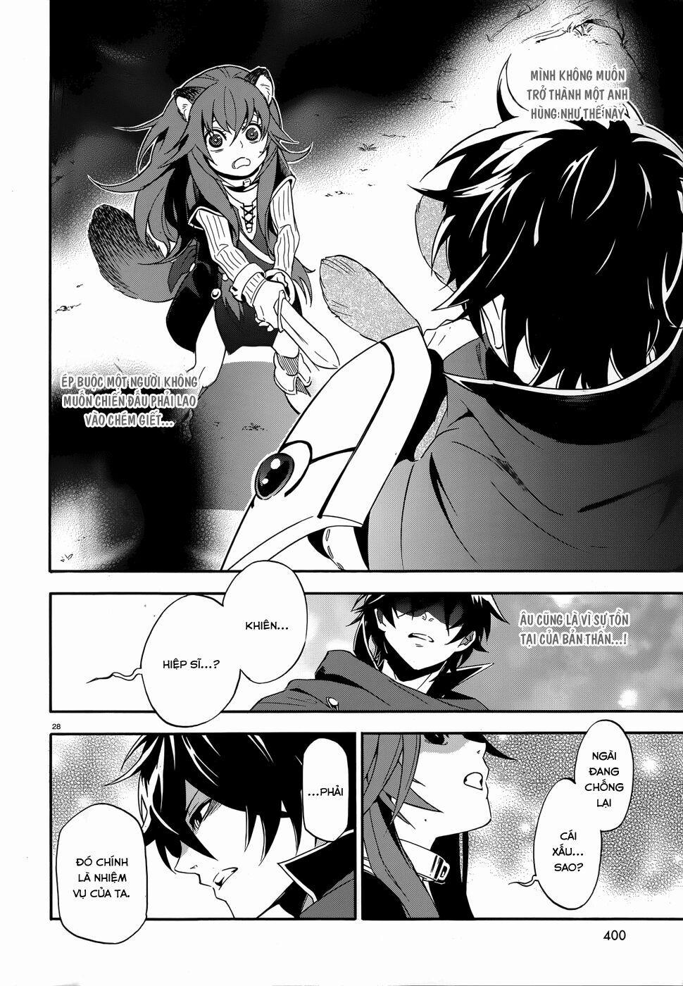 Sự Trỗi Dậy Của Anh Hùng Khiên 3 trang 28