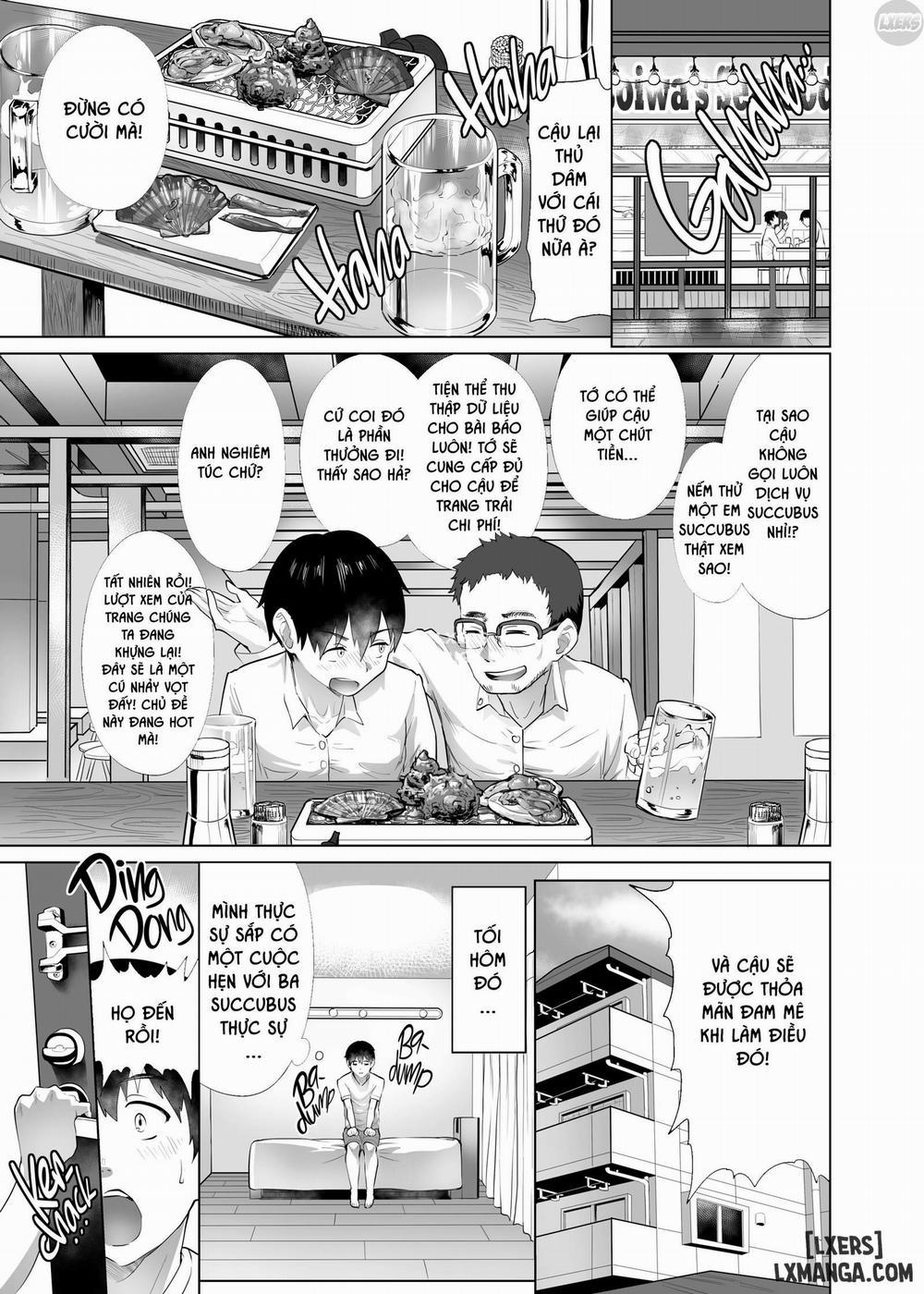 Succubus☆Delivery!! Vol. 2.0 - My Report on the Time I Was Devoured by Three Succubi Oneshot trang 5