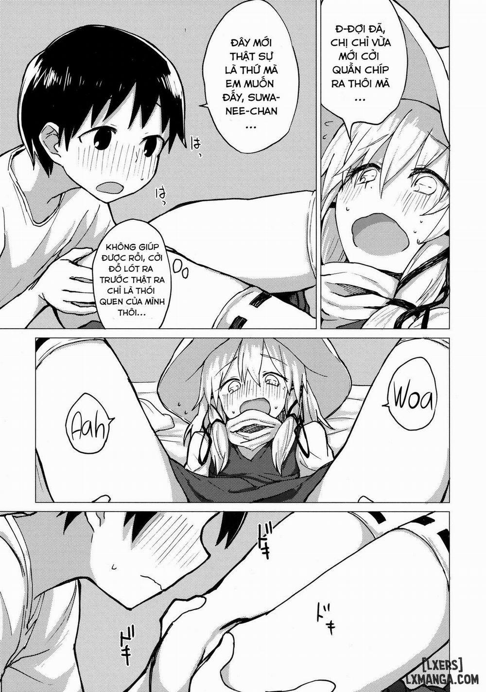 Suwa Nee-chan o Jikkuri Mite Sawaru Hon Suwa Shota Bangaihen 12 Oneshot trang 13