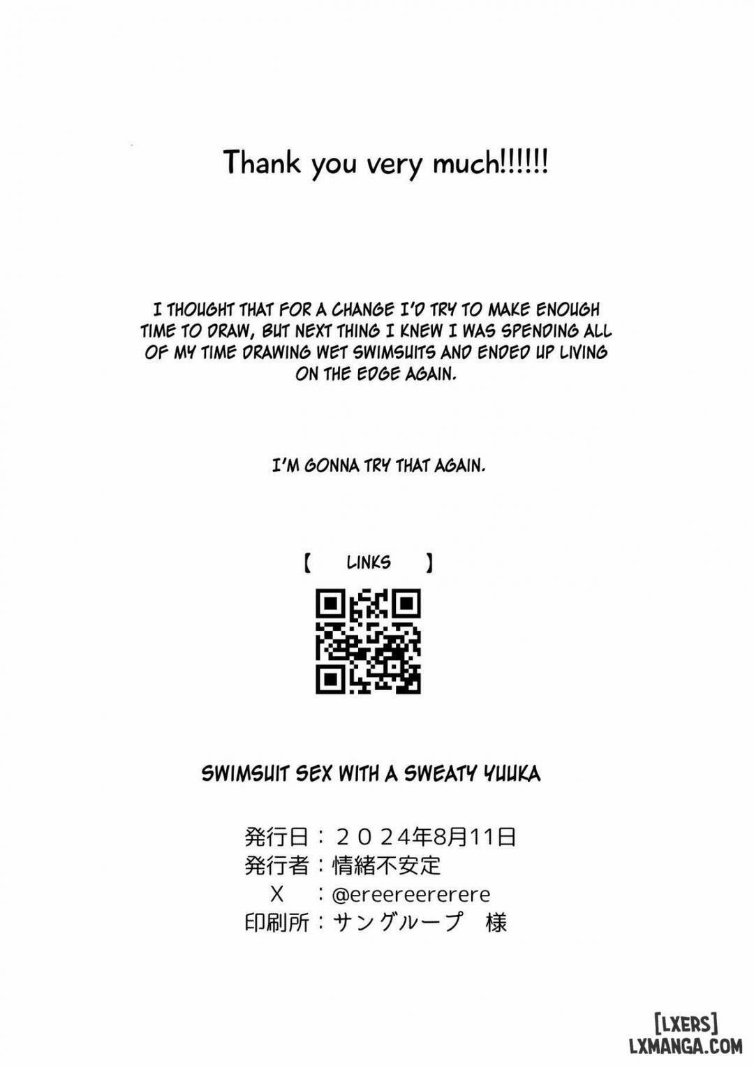 Swimsuit Sex with a Sopping Wet Yuuka Oneshot trang 20