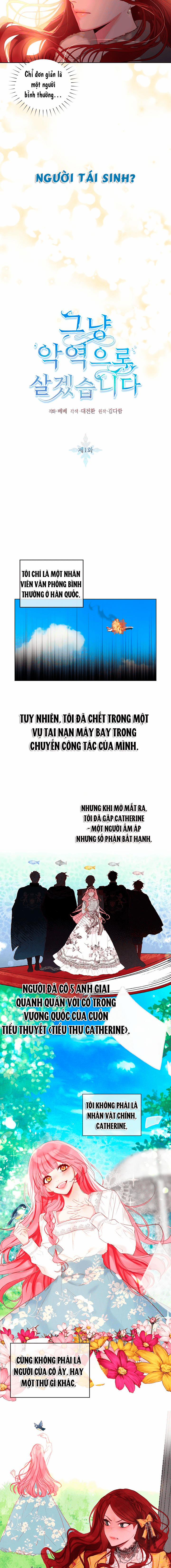 Ta Sẽ Sống Như Kẻ Phản Diện Chương 1 Trang 5