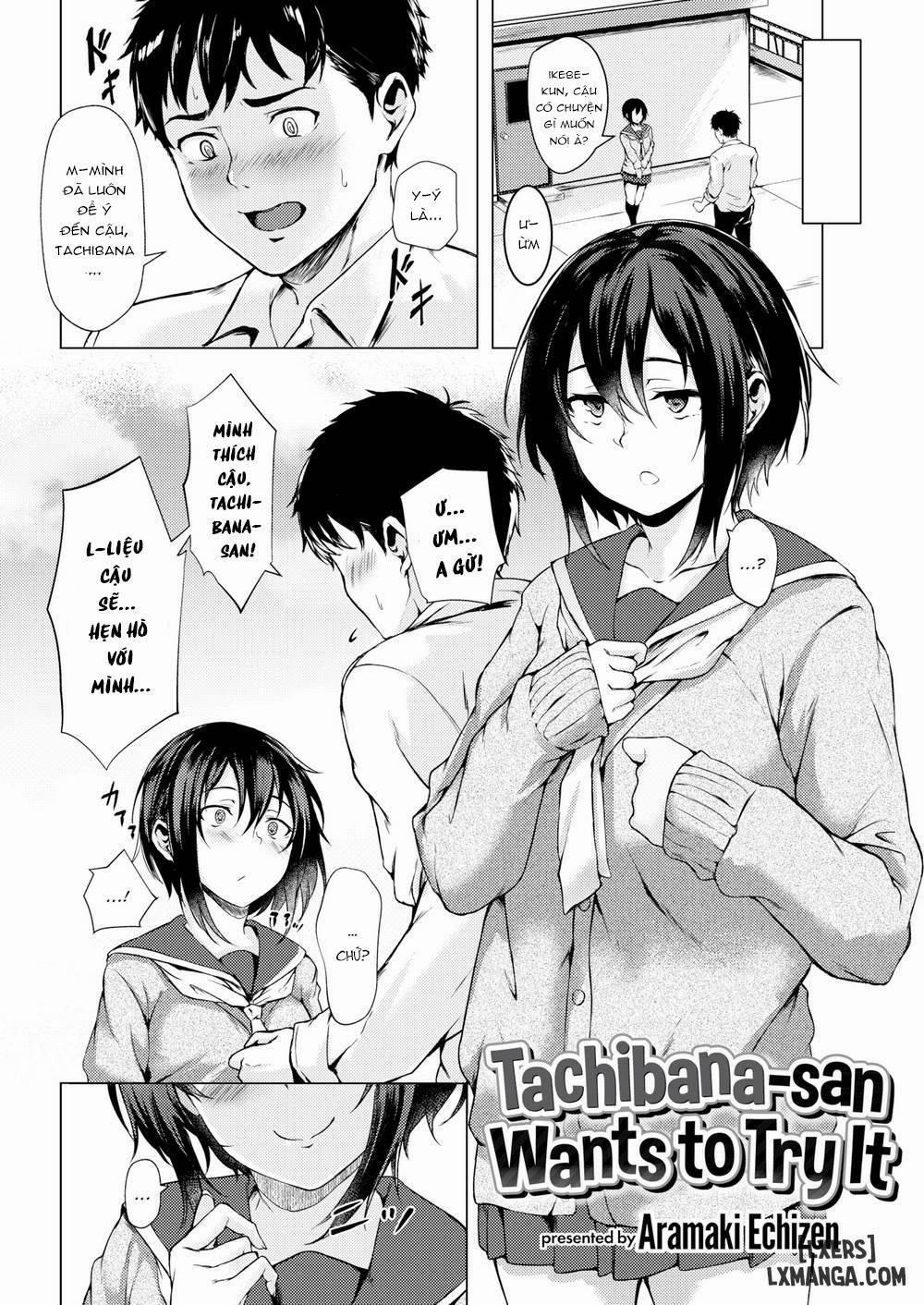 Tachibana-san Wants to Try It Oneshot trang 1