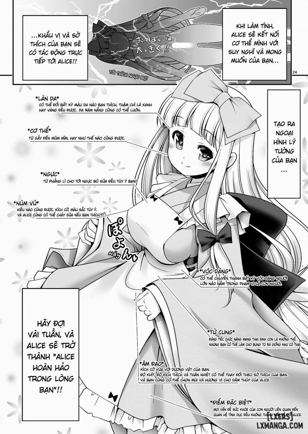Tai Chikyuujin Seiyoku Seigyo You Jinzouningen Arisu Oneshot trang 23