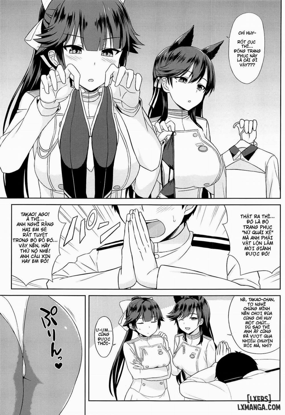 Takao to Atago no Choppiri H na RQ Satsueikai Oneshot trang 2