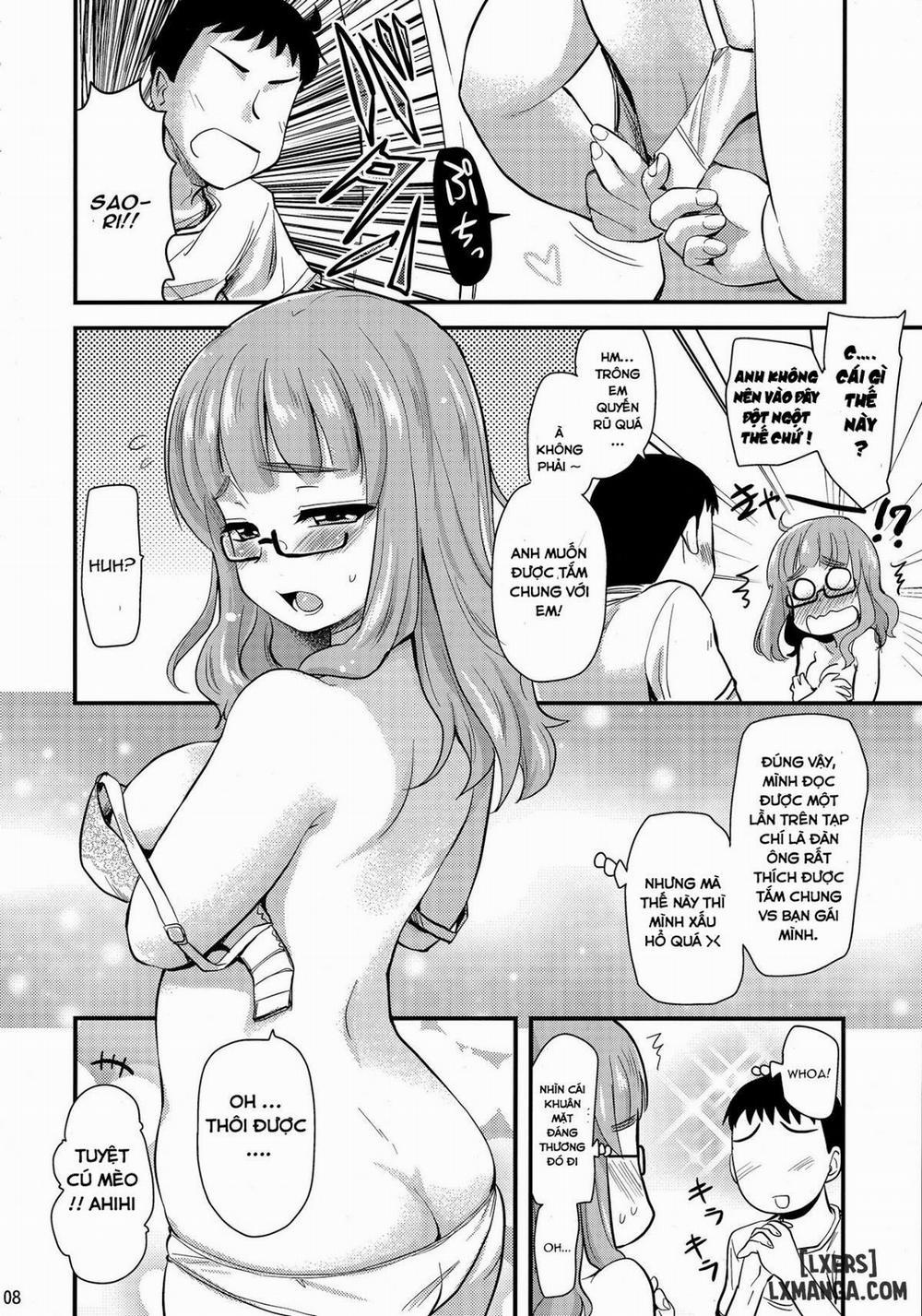 Takebe Saori-chan to iu Kanojoto Ofuro ni Hairu Hanashi Oneshot trang 6