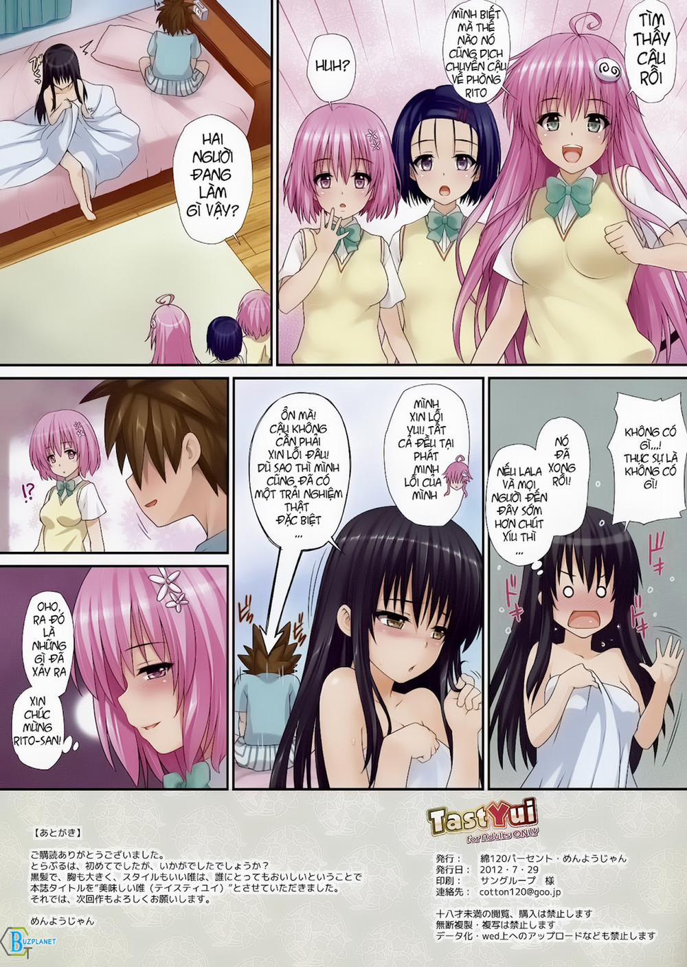 TastYui (To Love-Ru) Chương Oneshot Full Color Trang 14