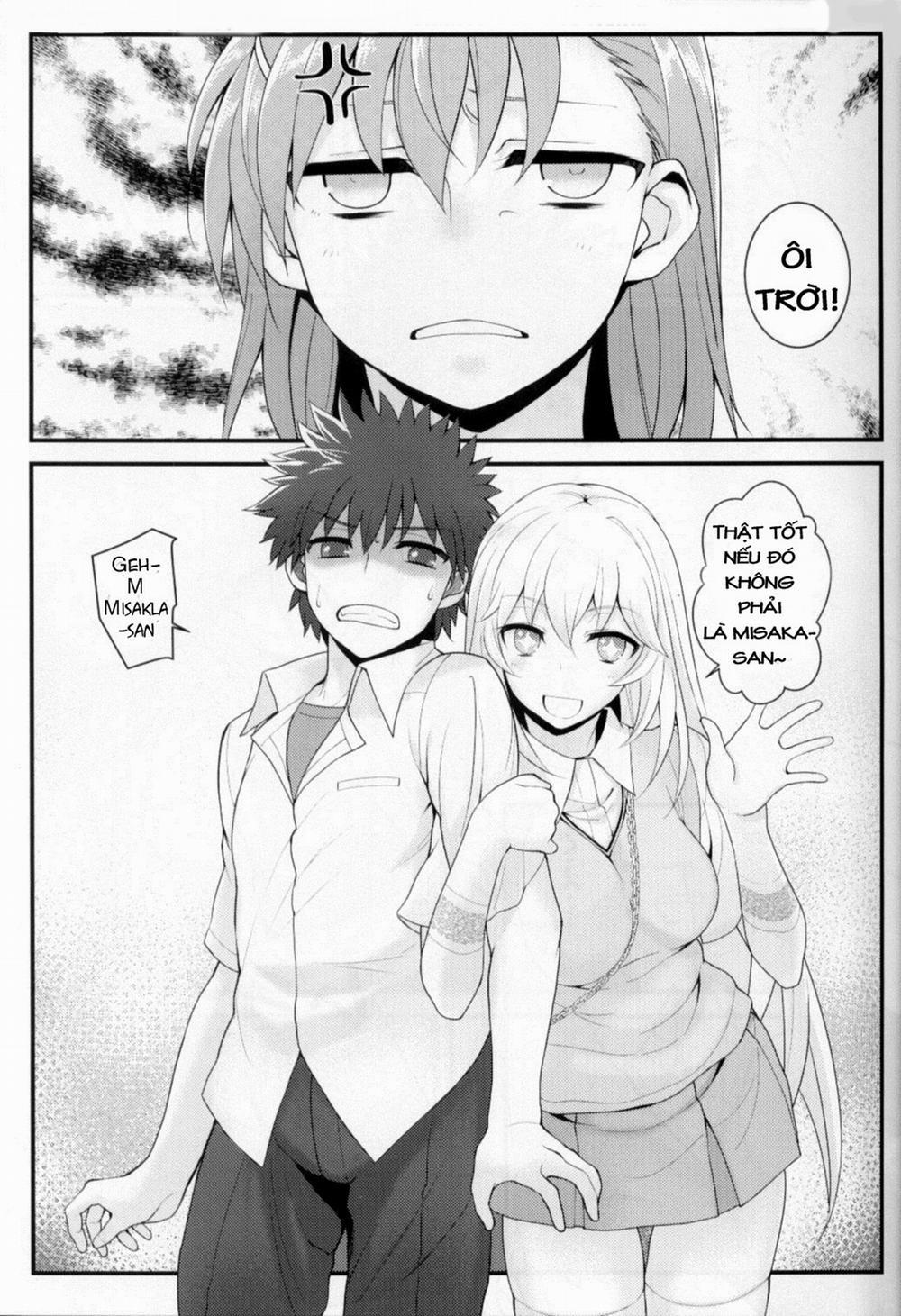 Tatoeba Shokuhou-san ga Kamijou-san to Chucchu Shitari Suru Sonna Sekai ga Moshi Aru tosureba (Toaru Majutsu no Index) Chương Oneshot Trang 3