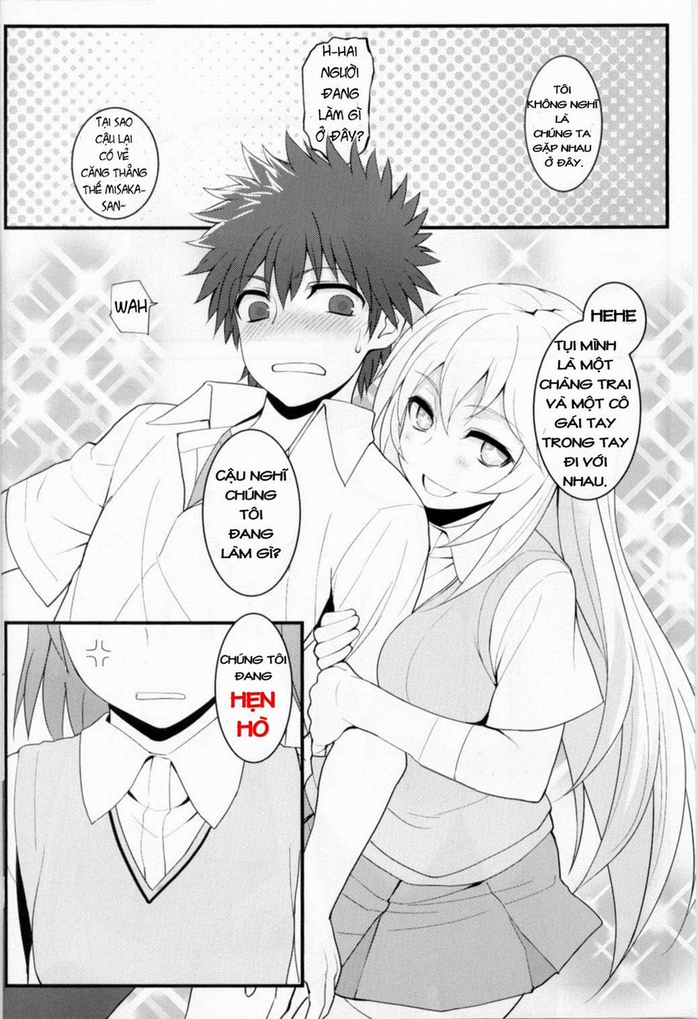 Tatoeba Shokuhou-san ga Kamijou-san to Chucchu Shitari Suru Sonna Sekai ga Moshi Aru tosureba (Toaru Majutsu no Index) Chương Oneshot Trang 4