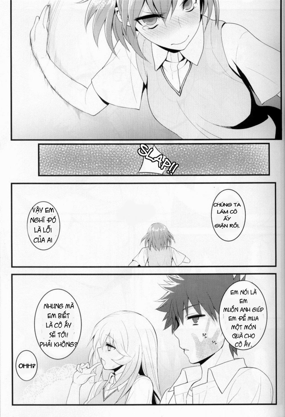 Tatoeba Shokuhou-san ga Kamijou-san to Chucchu Shitari Suru Sonna Sekai ga Moshi Aru tosureba (Toaru Majutsu no Index) Chương Oneshot Trang 7