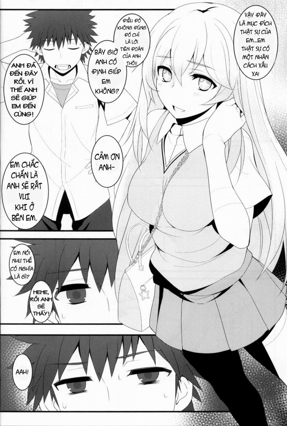 Tatoeba Shokuhou-san ga Kamijou-san to Chucchu Shitari Suru Sonna Sekai ga Moshi Aru tosureba (Toaru Majutsu no Index) Chương Oneshot Trang 8