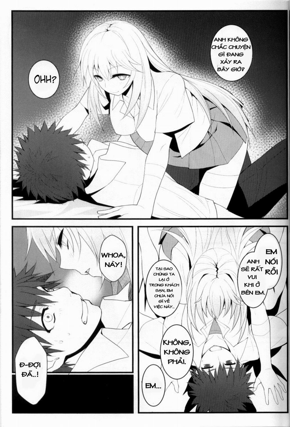 Tatoeba Shokuhou-san ga Kamijou-san to Chucchu Shitari Suru Sonna Sekai ga Moshi Aru tosureba (Toaru Majutsu no Index) Chương Oneshot Trang 9