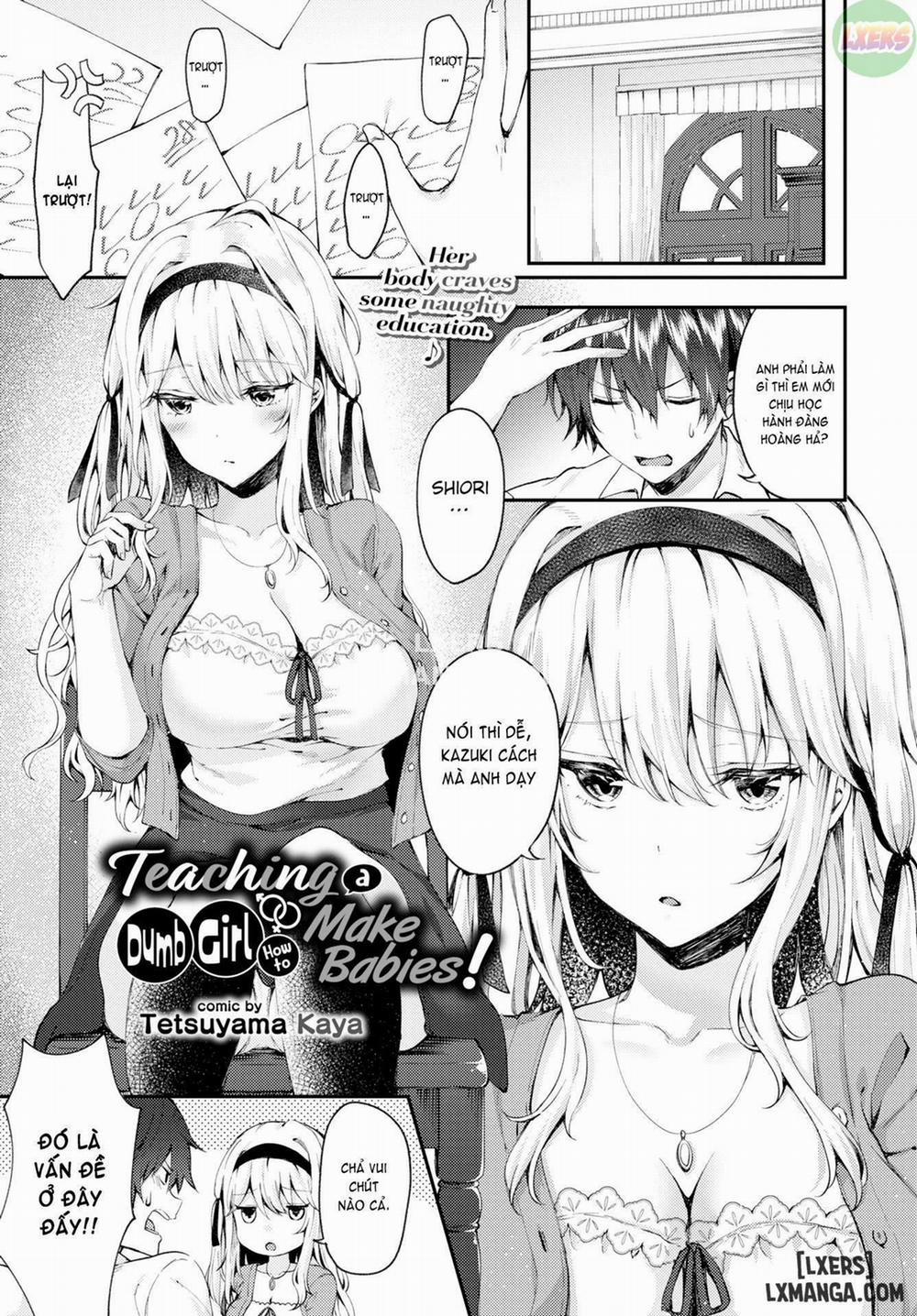 Teaching a Dumb Girl How to Make Babies! Chương Oneshot Trang 1