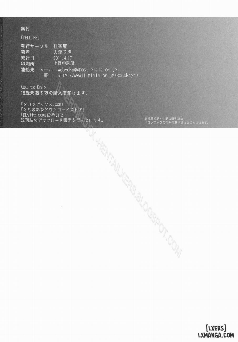 TELL ME Oneshot trang 26