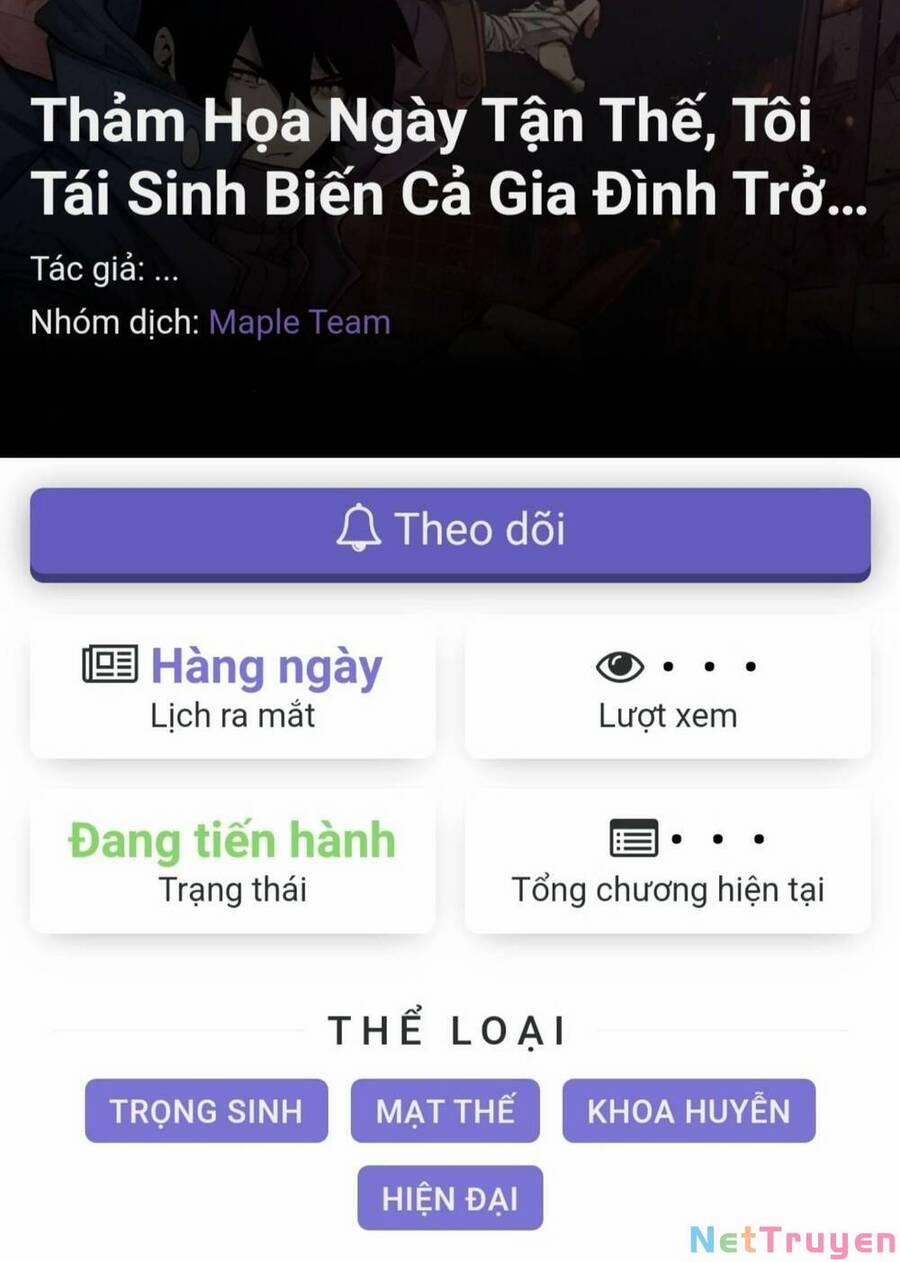 Thảm Họa Ngày Tận Thế, Tôi Tái Sinh Biến Cả Gia Đình Trở Thành Một Ông Trùm! 14 trang 21