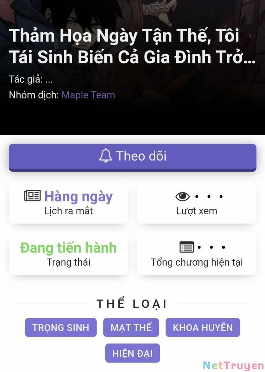 Thảm Họa Ngày Tận Thế, Tôi Tái Sinh Biến Cả Gia Đình Trở Thành Một Ông Trùm! 14 trang 58