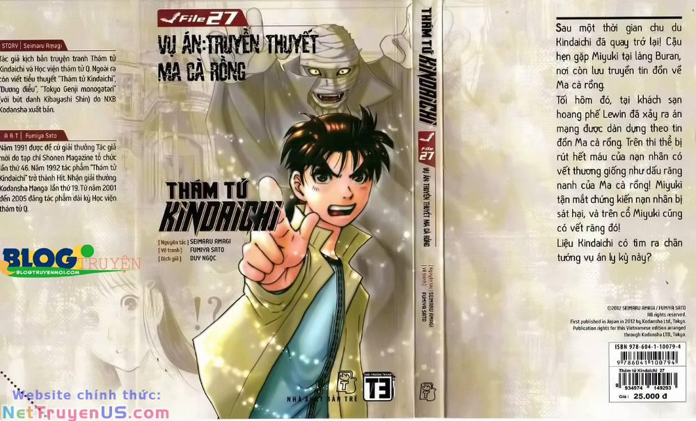 Thám Tử Kindaichi (Special Edition) Chương 27 Trang 1