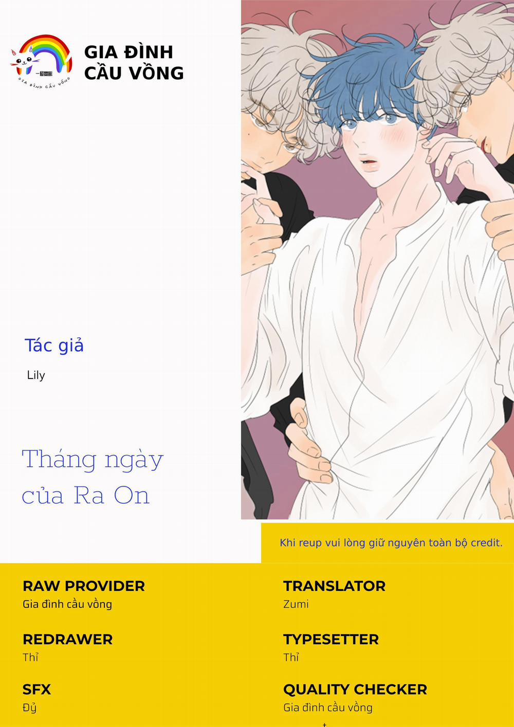 Tháng ngày của Ra On 0 trang 1